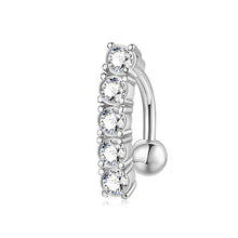 Load image into Gallery viewer, Fashionable Women's Stainless Steel Crystal Navel Piercing Ring ITDinos®