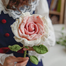 Load image into Gallery viewer, Hand-Knitted Woolen Rose Bouquet ITDinos®