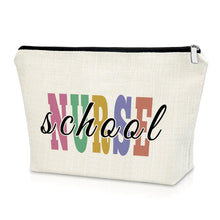 Load image into Gallery viewer, School Nurse Gifts Makeup Bag School Nurse Appreciation Week Gifts Nursing School Graduation Gifts for Her School Nurse Retirement Gift Cosmetic Bag School Nurse Thank You Gift Birthday Gifts ITDinos®