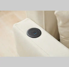 Load image into Gallery viewer, Futon Chair Bed Convertible Chair 3 In 1 Pull Out Sleeper Chair Beds With USB Ports,Wear Resistant And Anti Scratch, Armchair Bed Sleeper For Living Room White ITDinos®