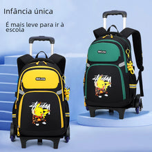 Lade das Bild in den Galerie-Viewer, Large Capacity Cartoon Rolling Backpack for Kids ITDinos®