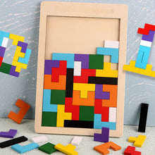 Load image into Gallery viewer, 3D Colorful Wooden Tangram Puzzle Educational Toy ITDinos®