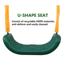 Load image into Gallery viewer, Children's Outdoor Metal Swing Set With Glider ITDinos®