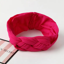 Load image into Gallery viewer, Nylon Headband with Cross Chinese Knot for Babies