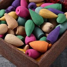 Lade das Bild in den Galerie-Viewer, 128pcs Aromatic Backflow Incense Cones for Meditation ITDinos®