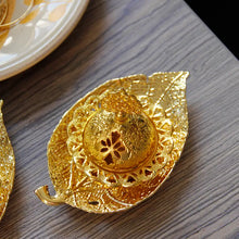 Load image into Gallery viewer, Leaf Incense Rack - Metal and Ceramic Burner Holder ITDinos®