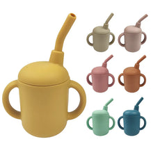 Load image into Gallery viewer, Baby Solid Color Silicone Water Cup ITDinos®