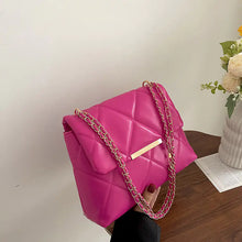 Load image into Gallery viewer, Ladies Embroidered Rhombus Shoulder Messenger Bag