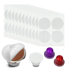 Lade das Bild in den Galerie-Viewer, 200pcs Aluminum Foils Lids Seals Refill Kit for Reusable Pods Nespresso Capsules Nespresso Lid Quick Opener for Original Seal Suit for Nespresso Coffee Pod (37mm in Diameter) ITDinos®