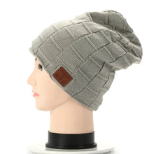 Load image into Gallery viewer, Knit Fleece Hat with Bluetooth Headphones (Music Cap) ITDinos®