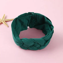 Load image into Gallery viewer, Nylon Headband with Cross Chinese Knot for Babies