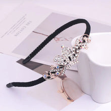 Load image into Gallery viewer, Butterfly Hair Band with Rhinestone Clips