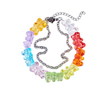 Load image into Gallery viewer, Candy Color Titanium Bear Bracelet
