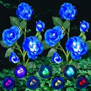 Load image into Gallery viewer, Color-Changing Solar Garden Roses