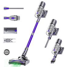 Lade das Bild in den Galerie-Viewer, Cordless Vacuum Cleaner 600W 55Kpa Vacuum Cleaners for Home Cordless Stick Vacuum Cleaner Max 60Min. OLED Large Screen Anti-tangled Handheld Vacuum Cleaner 1.6L for Hardwood FloorCarpetsPet Hair ITDinos®