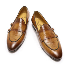 Load image into Gallery viewer, Men's Casual Leather Slip-On Shoes with Stone Pattern ITDinos®