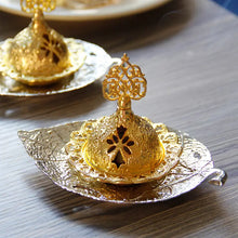 Load image into Gallery viewer, Leaf Incense Rack - Metal and Ceramic Burner Holder ITDinos®
