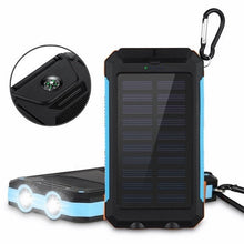 Lade das Bild in den Galerie-Viewer, Solar Power Bank Real 20000 mAh Dual USB External Waterproof Polymer Battery Charger Outdoor Light Lamp Powerbank Ferisi Itdinos