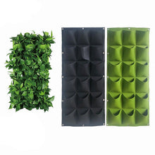 Lade das Bild in den Galerie-Viewer, Wall Hanging Planting Bags 4/9/18/49/72 Pockets Green Grow Bag Planter Vertical Garden Vegetable Living Garden Bag Home Supplies Itdinos