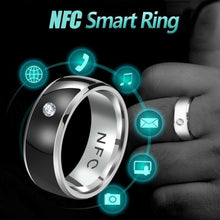Lade das Bild in den Galerie-Viewer, 1PC Neue Mode Multifunktionale NFC Finger Ring Wasserdichte Tragbare Verbinden Smart Ring Intelligente Technologie Telefon Ausrüstung