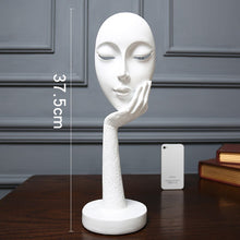 Lade das Bild in den Galerie-Viewer, 3D Face Mask Abstract Sculpture Decorative Art Itdinos