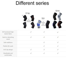 Load image into Gallery viewer, Veidoorn 1PCS Compression Knee Support Sleeve Protector Elastic Kneepad Brace Springs gym Sports basketball Volleyball Running Itdinos