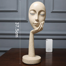 Lade das Bild in den Galerie-Viewer, 3D Face Mask Abstract Sculpture Decorative Art Itdinos