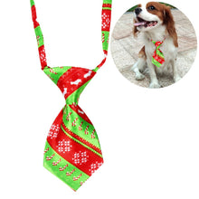 Load image into Gallery viewer, Christmas Dog Necktie Itdinos