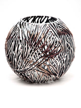 Lade das Bild in den Galerie-Viewer, Handpainted Glass Vase for Flowers | Painted Art | Interior Design Home Room Decor | Table vase 6 in Itdinos