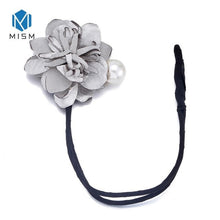 Load image into Gallery viewer, M MISM Women Flower Donut Bun Maker Big Pearls Ribbon DIY Hair Style Making Tools Korean Fashion Style Hair Curler Accessories Itdinos