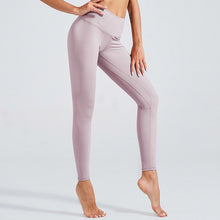 Load image into Gallery viewer, Kaminsky Soft Naked-Feel Athletic Fitness Leggings Women Stretchy High Waist Gym Sport Pant High Quality Nylon Cross Belt Leggin Itdinos