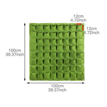 Lade das Bild in den Galerie-Viewer, Wall Hanging Planting Bags 4/9/18/49/72 Pockets Green Grow Bag Planter Vertical Garden Vegetable Living Garden Bag Home Supplies Itdinos