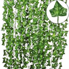 Lade das Bild in den Galerie-Viewer, Artificial Garland Maple Plant Leaf Creeper For Home Decoration, Wall Hanging, Special Occasion Decoration, Party Decoration, Office Decoration (Pack of 3 String) (6 Feet Each). Itdinos