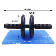 Load image into Gallery viewer, AB Roller Kit Strong Load-bearing with Push-Up Bar Jump Rope Knee Pad Home Gym Abdominal Core Muscle Exercise Fitness Equipment Itdinos