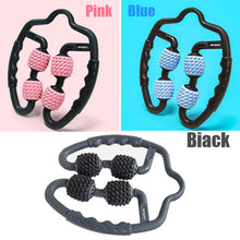 Load image into Gallery viewer, U Shape Trigger Point Massage Roller for Arm Leg Neck Muscle Tissue for Fitness Gym Yoga Pilates Sports 4 Wheel Itdinos