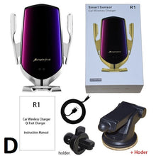 Lade das Bild in den Galerie-Viewer, 360 Rotation QI Silikon Pad Drahtlose Schnelle Auto Ladegerät Drahtlose Auto Telefon Halter
