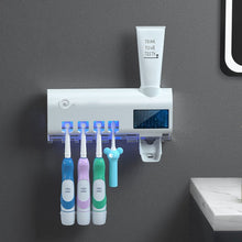 Load image into Gallery viewer, UV Toothbrush Holder Toothpaste Dispenser Solar Energy Itdinos