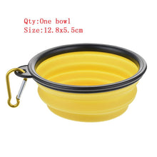 Load image into Gallery viewer, Safety Pet Travel Drink Water Bottle Foldable Dog Feed Bowl Cup Outdoor Travel Dog Feeder Cup Itdinos
