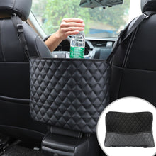 Lade das Bild in den Galerie-Viewer, Car Handbag Holder Luxury Leather Seat Back Organizer Mesh Large Capacity Bag Automotive Goods Storage Pocket Seat Crevice Net ITDinos®