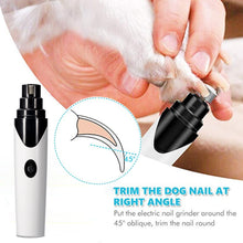Load image into Gallery viewer, Rechargeable Pet Nail Grinder Dog Nail Clippers Painless USB Electric Itdinos