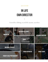 Lade das Bild in den Galerie-Viewer, Selfie-Stick Smart AI Gimbal Persönlicher Roboter-Kameramann 360° Auto Rotation Gesichtsverfolgung Handyständer für iPhone IOS Android