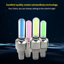 Load image into Gallery viewer, 1/2Pcs Neon Lights Tire Wheel Valve Cap Light LED Itdinos