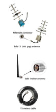 Lade das Bild in den Galerie-Viewer, 2600 mhz LTE 4G cellular signal booster 4G mobile netzwerk booster Daten Cellular Telefon Repeater Verstärker Band 7 Yagi antenne