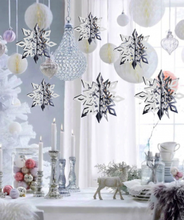Load image into Gallery viewer, 3D Snowflake Ornaments - Snowflake Party Decorations Itdinos