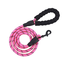 Load image into Gallery viewer, Large Dog Reflective Rope Durable Large Dog Leash Walking Big Dog Collar Strengthen Traction Harness Round Nylon Medium Dog Lead Itdinos