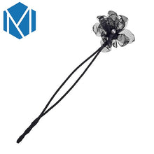 Load image into Gallery viewer, M MISM Women Flower Donut Bun Maker Big Pearls Ribbon DIY Hair Style Making Tools Korean Fashion Style Hair Curler Accessories Itdinos