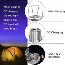 Lade das Bild in den Galerie-Viewer, 6 in 1 Portable Outdoor LED Camping Lantern With Fan Solar Charge Itdinos