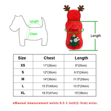 Load image into Gallery viewer, Christmas Cat Clothes Small Dogs Cats Santa Costume Itdinos