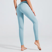 Load image into Gallery viewer, Kaminsky Soft Naked-Feel Athletic Fitness Leggings Women Stretchy High Waist Gym Sport Pant High Quality Nylon Cross Belt Leggin Itdinos