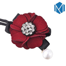 Load image into Gallery viewer, M MISM Women Flower Donut Bun Maker Big Pearls Ribbon DIY Hair Style Making Tools Korean Fashion Style Hair Curler Accessories Itdinos